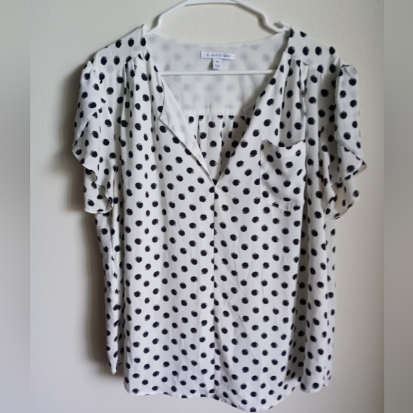 41 Hawthorn Tops - 41 Hawthorn Polka dot XXL Top
